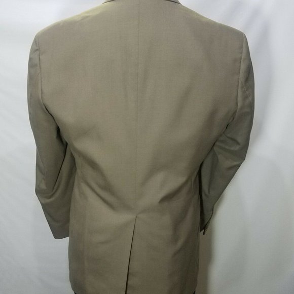 HUNTING HORN CLASSICS MEN'S 39S SPORT COAT GRAY POLYESTER WOOL - Picture 4 of 9